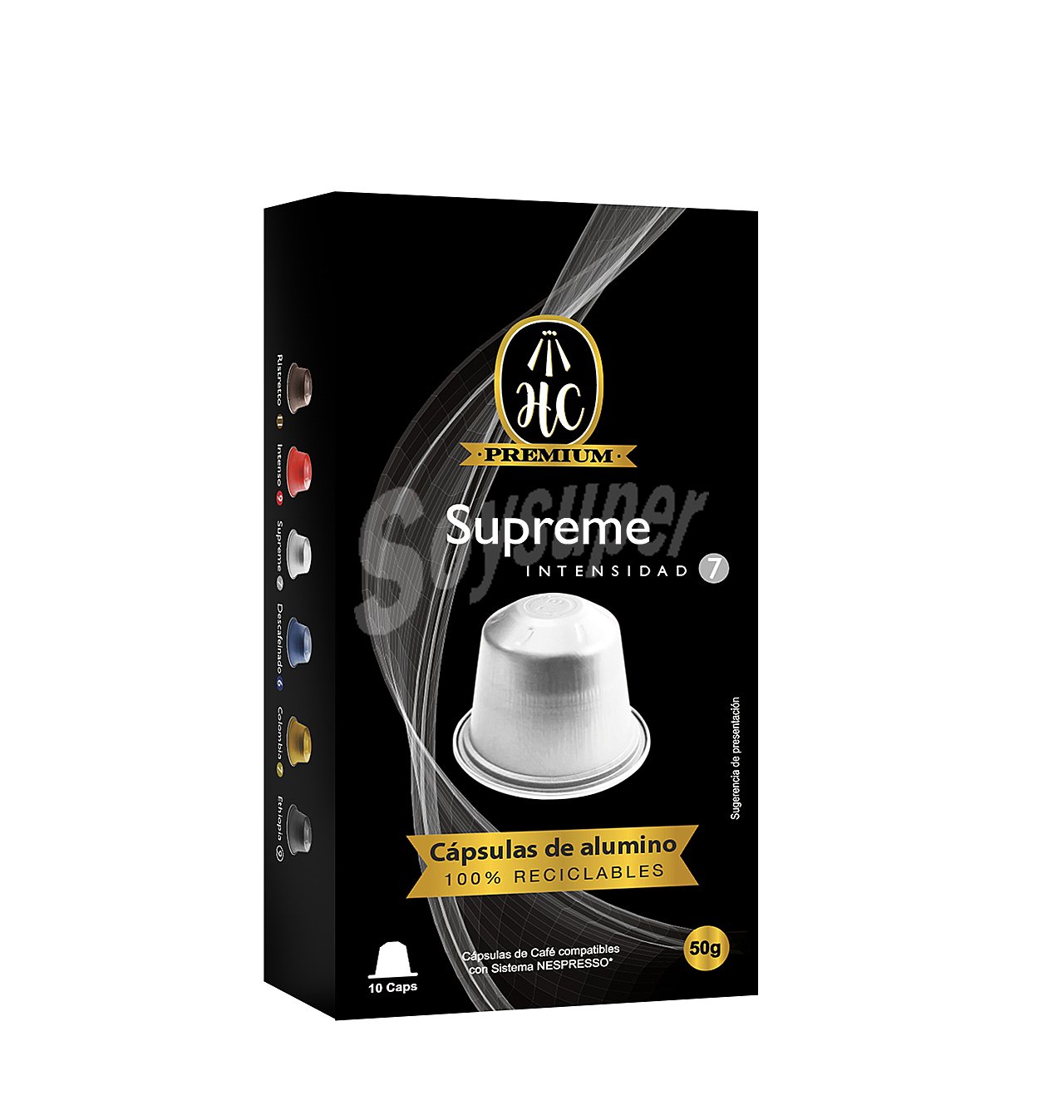 Cápsulas hc nespresso café supreme