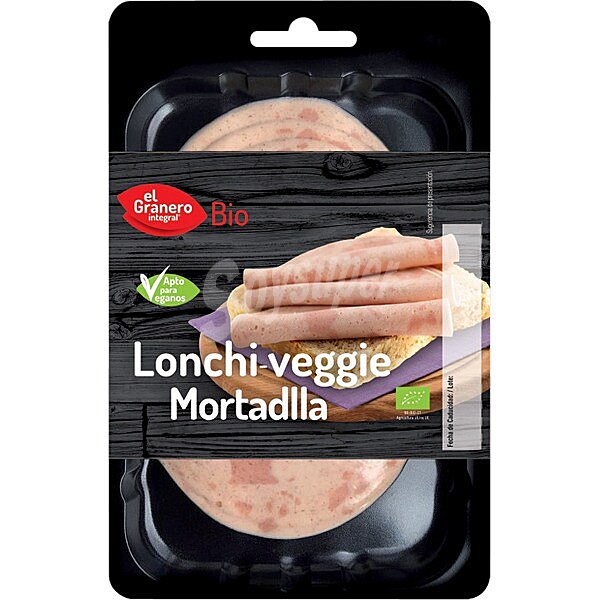 Bio Lonchi-Veggie lonchas de Mortadlla ecológica apto para veganos