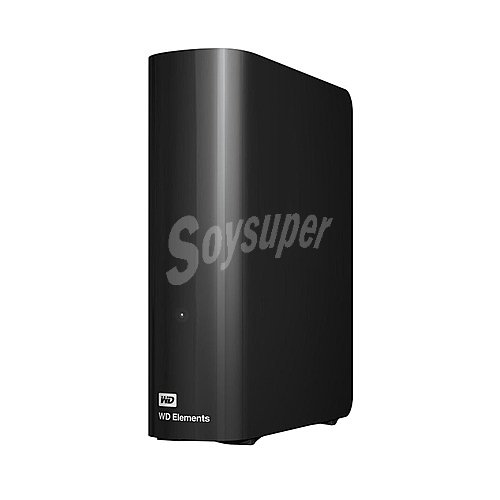 Disco duro externo 6TB western digital elements, tamaño 3,5, Usb 3.0, compatible con Windows y Mac