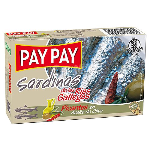 PAY PAY Sardinas picantes en aceite de oliva PAY PAY