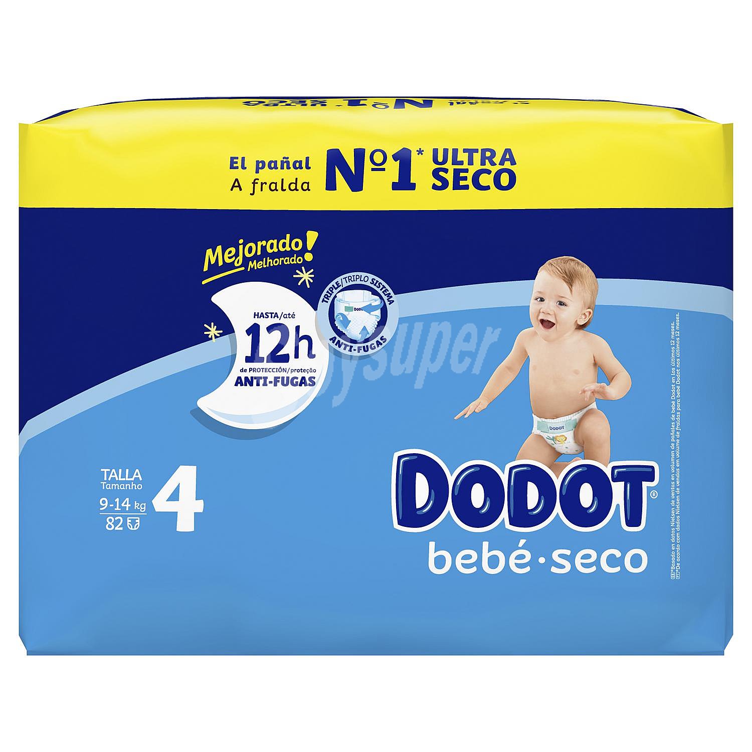 Bebé-Seco pañales de 9 a 14 kg talla