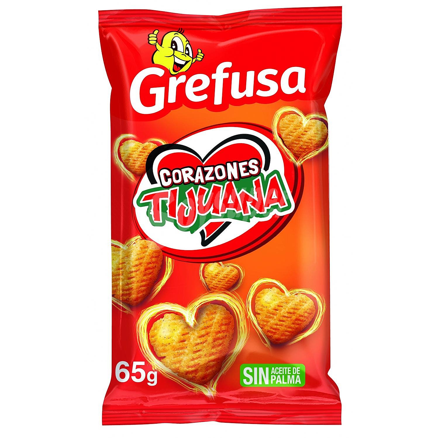 Corazones de maíz sabor Tijuana