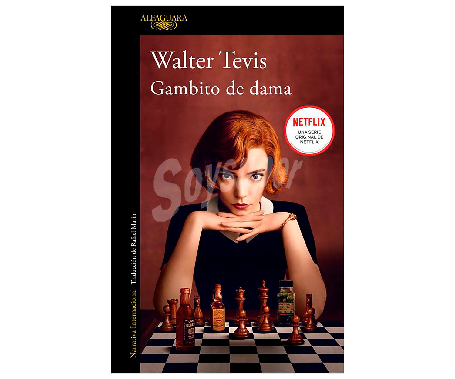 Gambito de Dama, walter tevis. Género narrativa. Editorial Alfaguara.