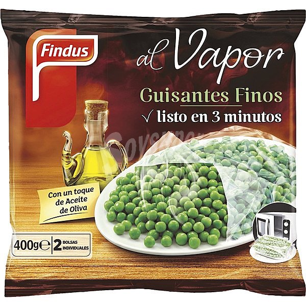 Guisantes finos al vapor Findus