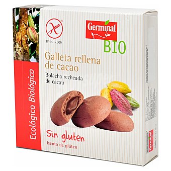 Galletas rellena de cacao ecológicas Bio sin gluten y sin lactosa