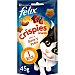 Snack crispies buey y pollo para gato