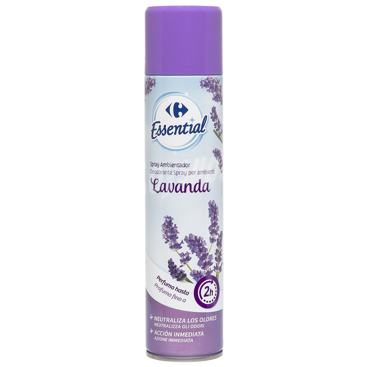 Ambientador spray lavanda Essential Carrefour