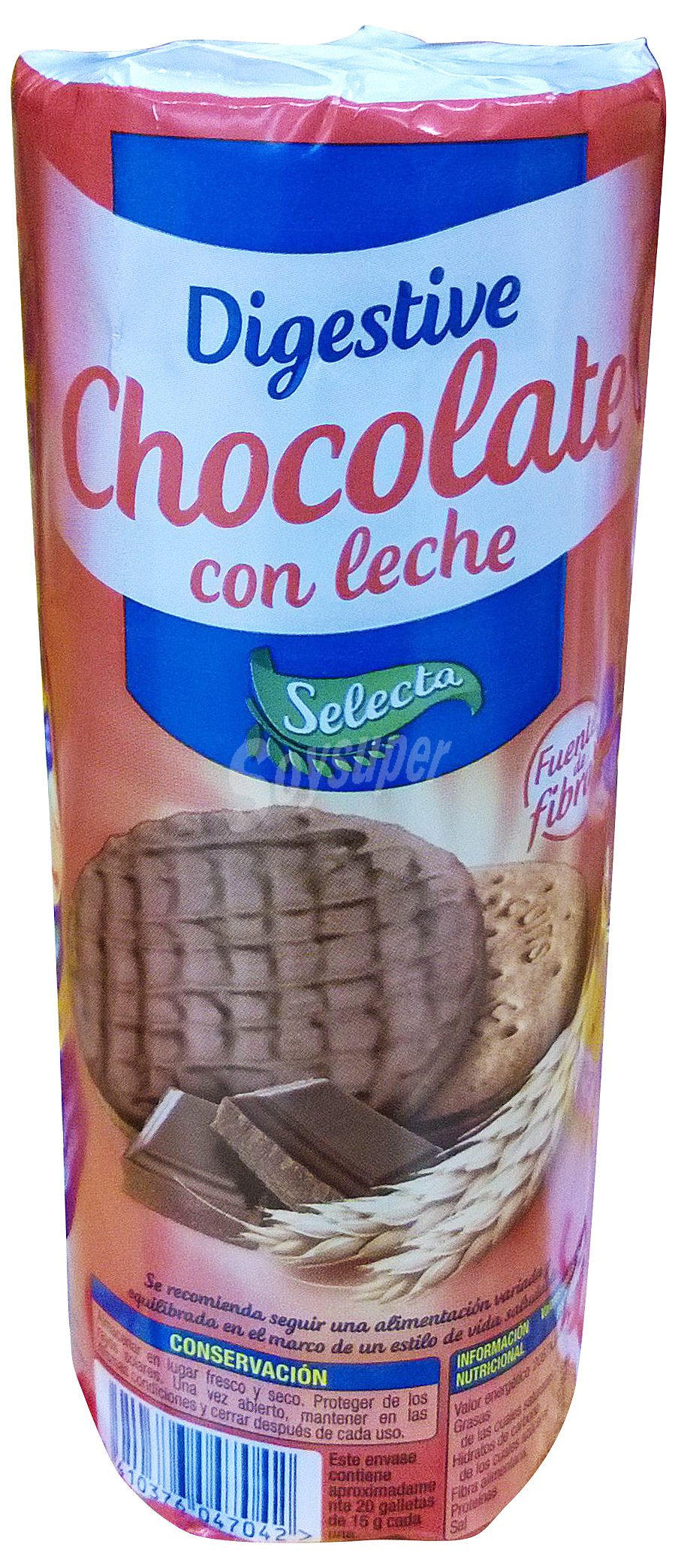 Galletas Digestive chocolate con leche