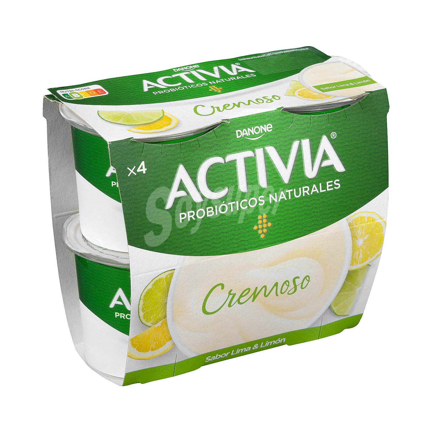 Bífidus cremoso con sabor a lima y limón activia Cremoso de Danone