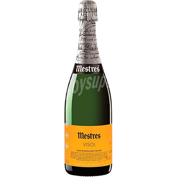 Visol cava gran reserva brut nature botella 75 cl