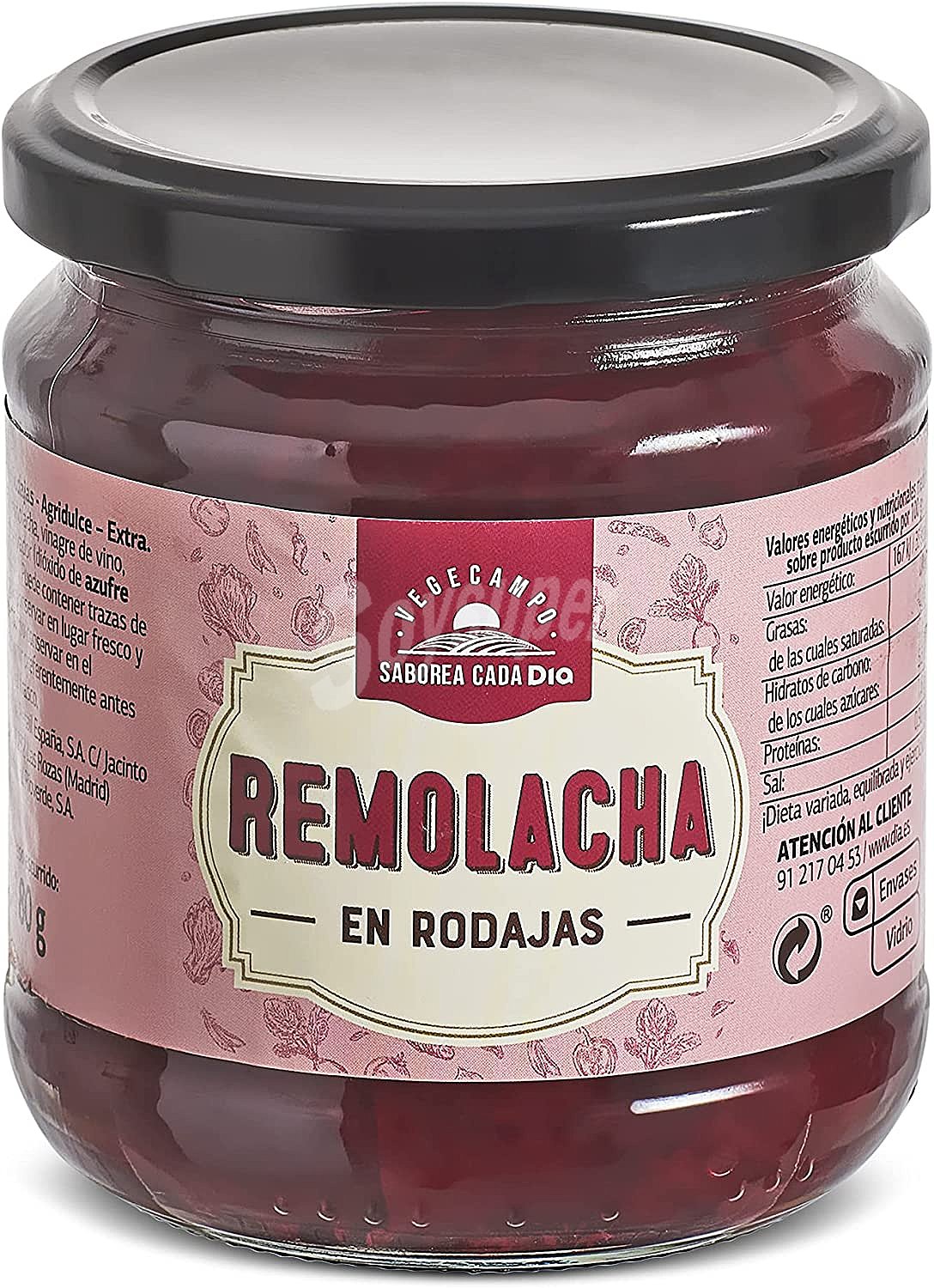 Remolacha en rodajas Vegecampo