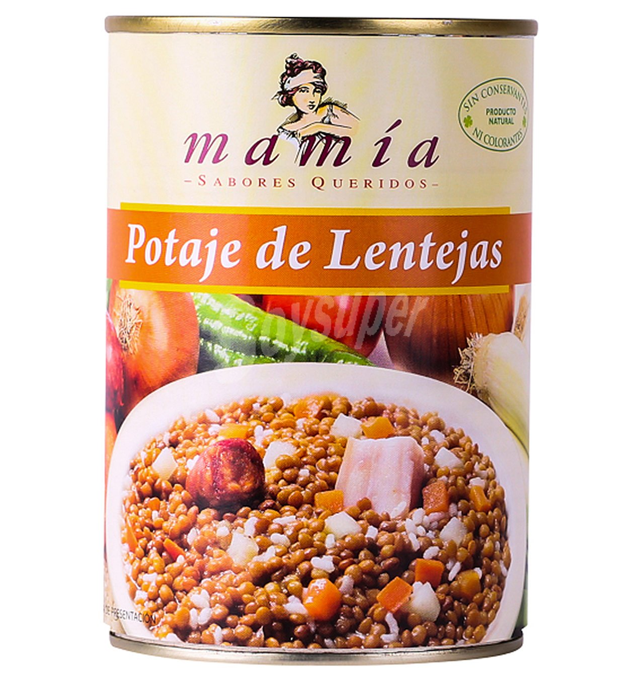 Potaje mamía de lentejas