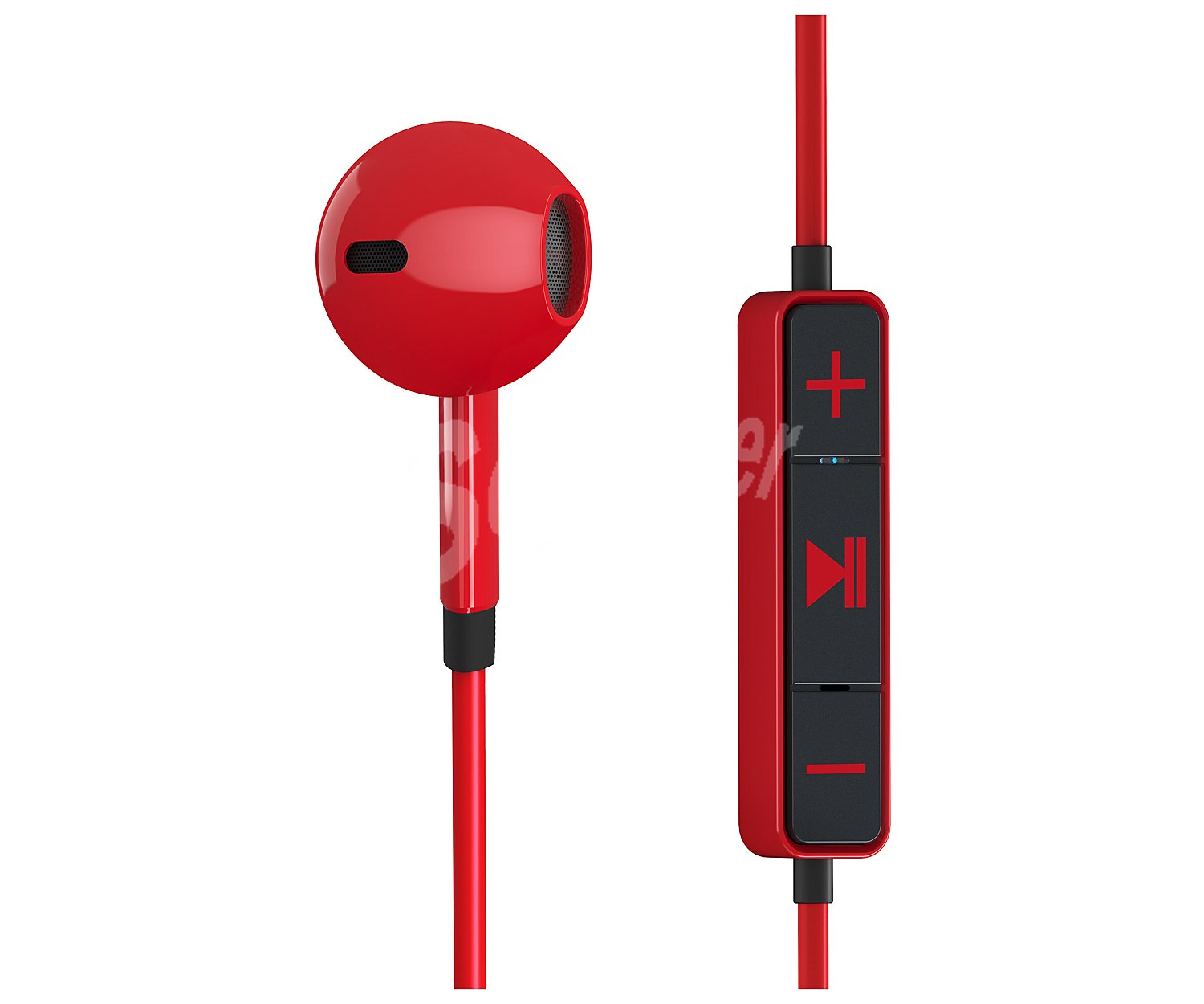 Auriculares bluetooth intrauditivos con micrófono, rojo BT earphones 1