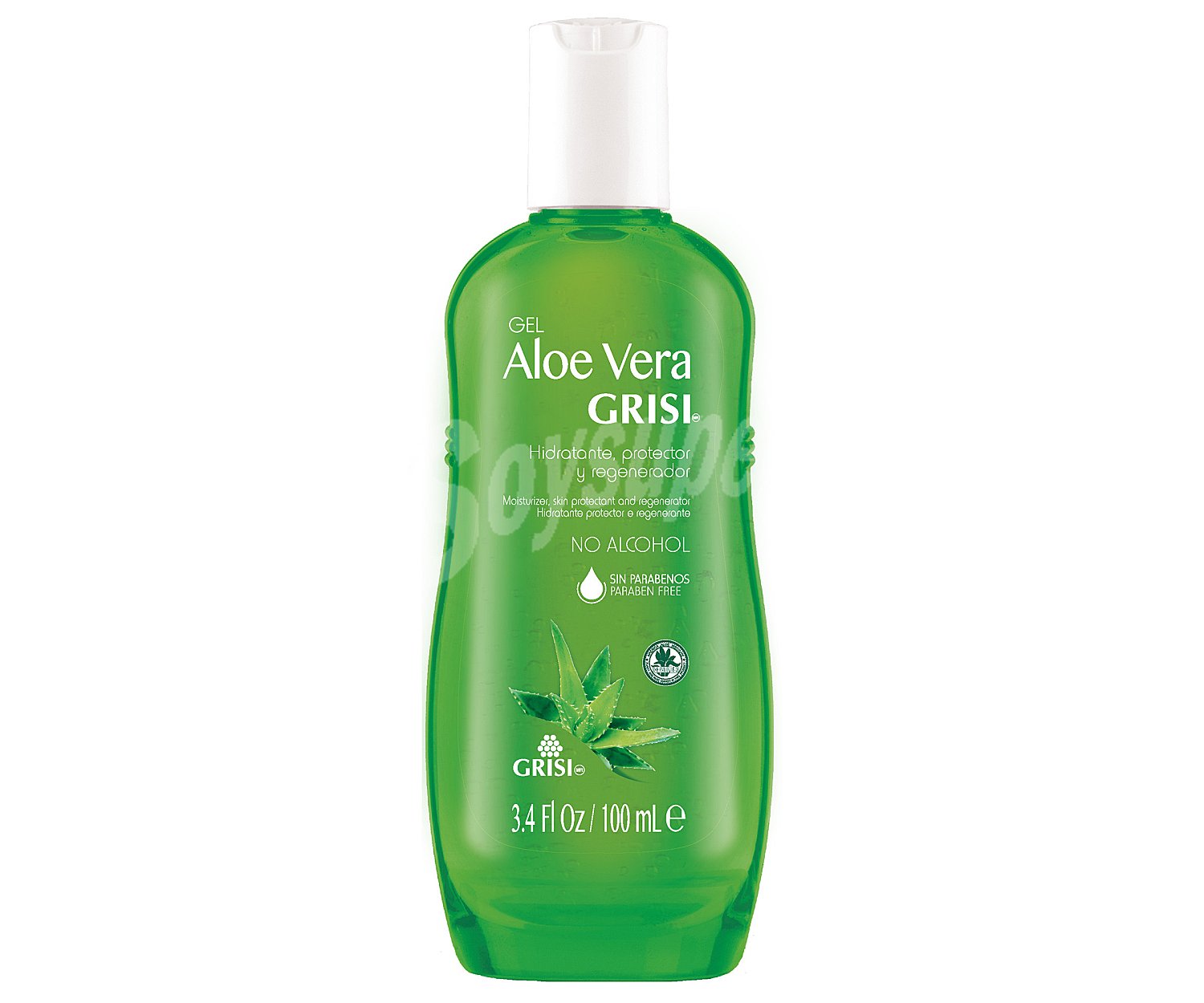 Gel hidratante, protector y regenerador para ducha o baño con aloe vera