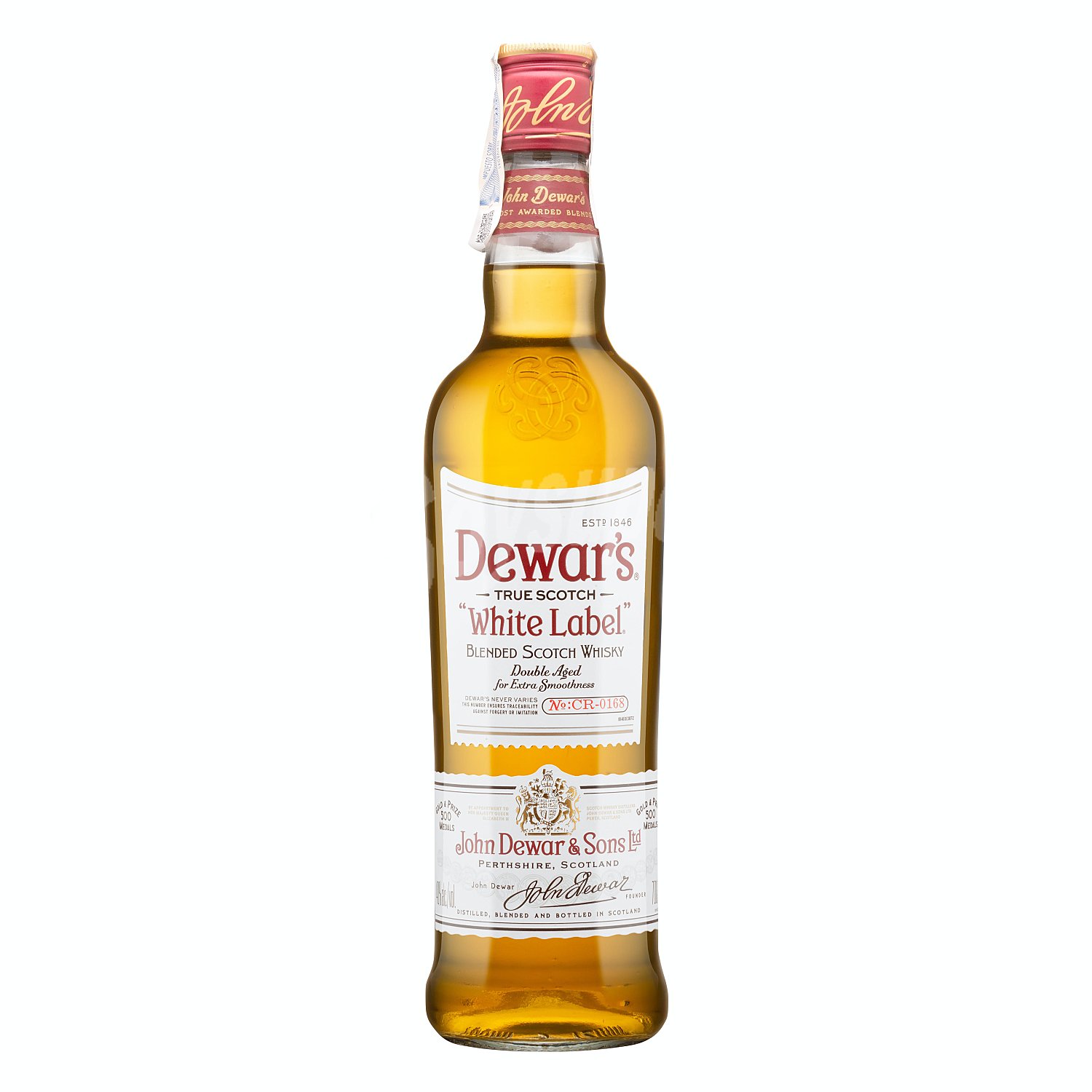 Whisky White Label escocés