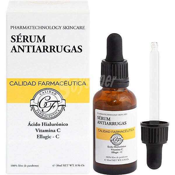 Sérum antiarrugas con ácido Hialurónico y Vitamina C