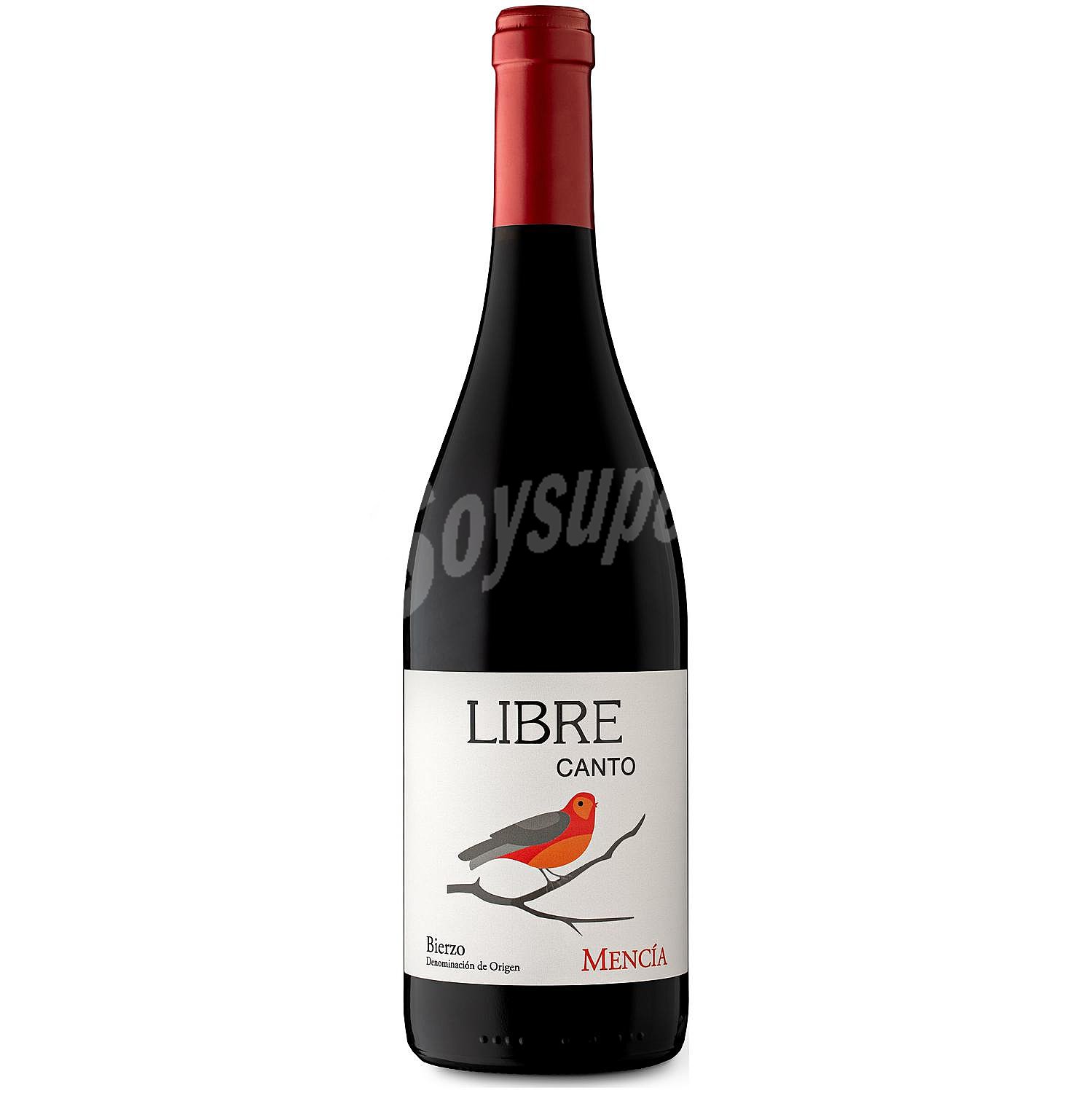 Vino tinto mencía Libre Canto D.O. Bierzo