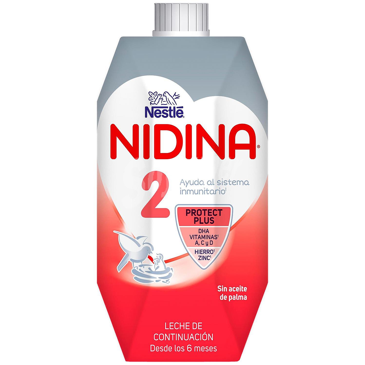 Leche Líquida Nidina 2 Premium de Continuación