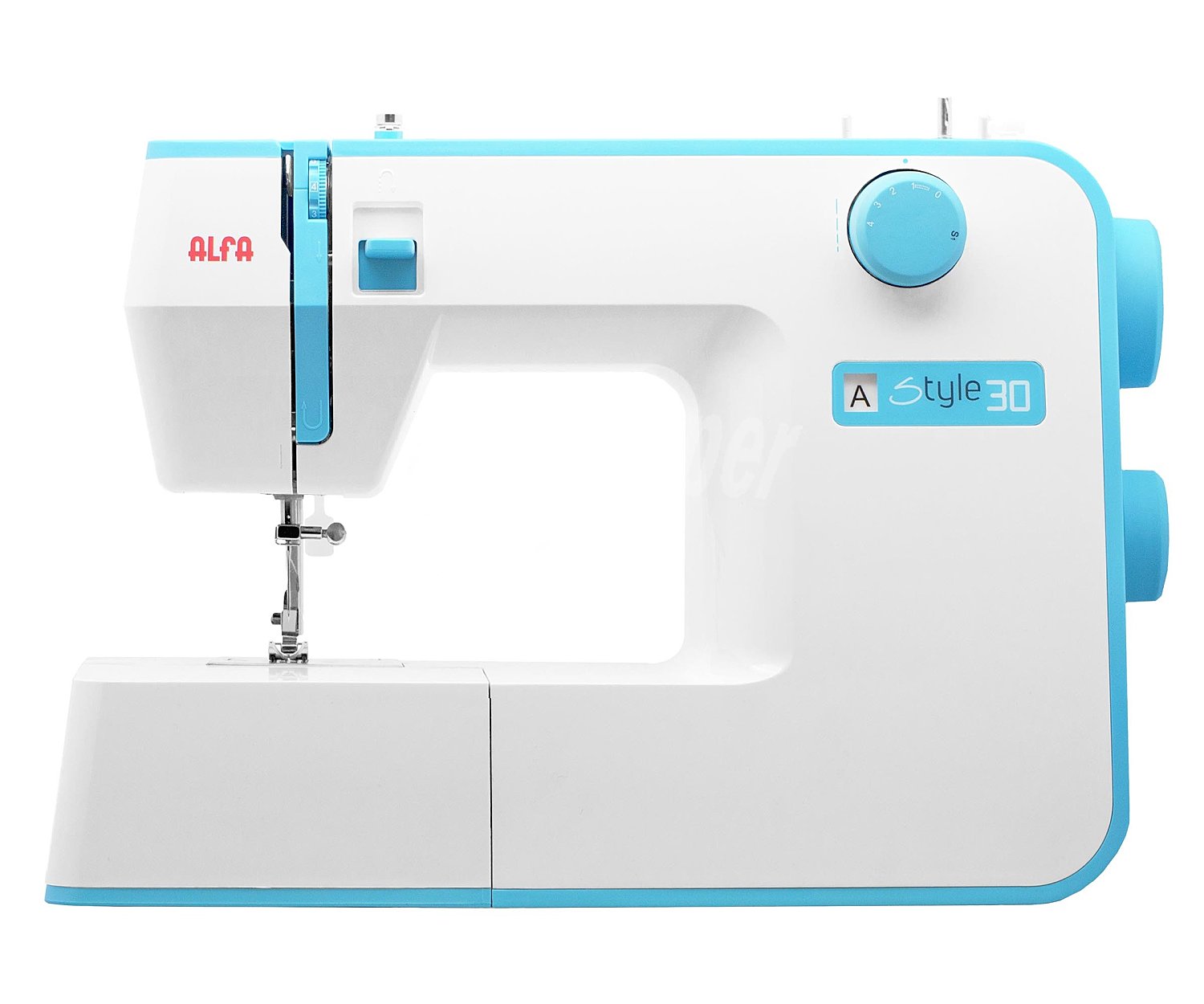 Máquina de coser 19 puntadas, ojal automático, puntadas superautomáticas, luz