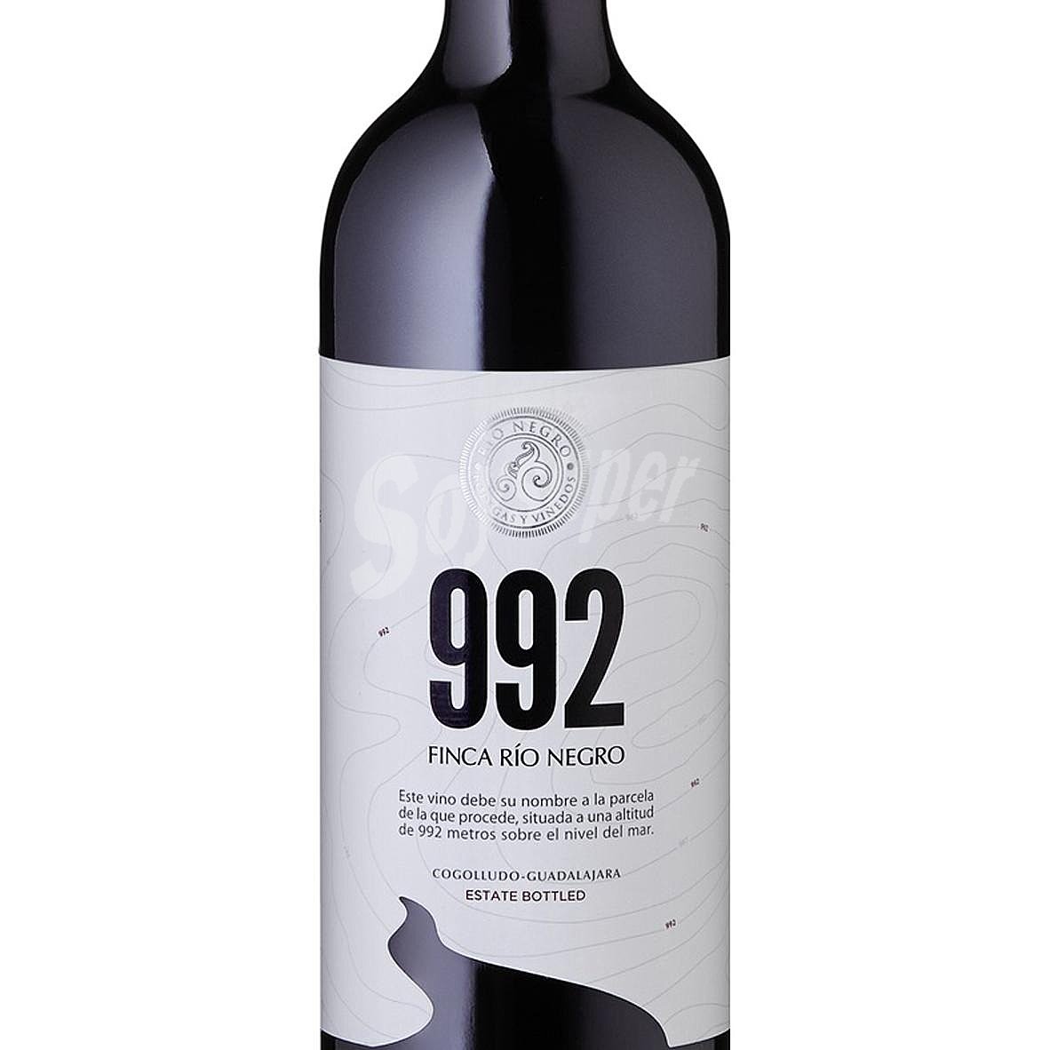 Vino tinto crianza 992 de la Tierra de Castilla