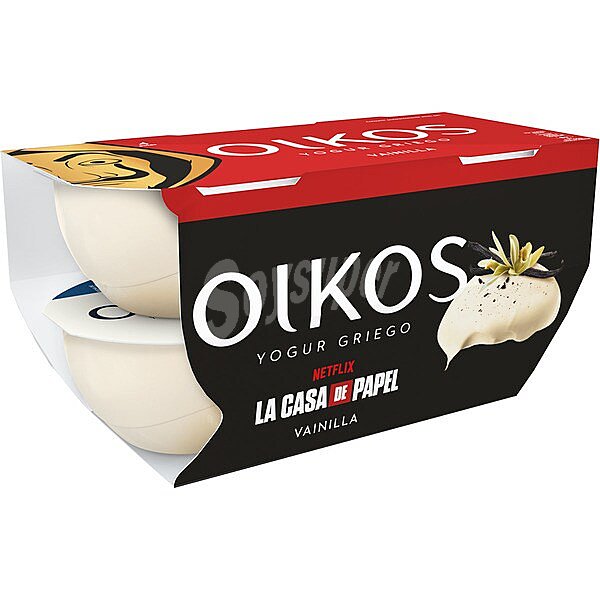 Yogur griego sabor vainilla