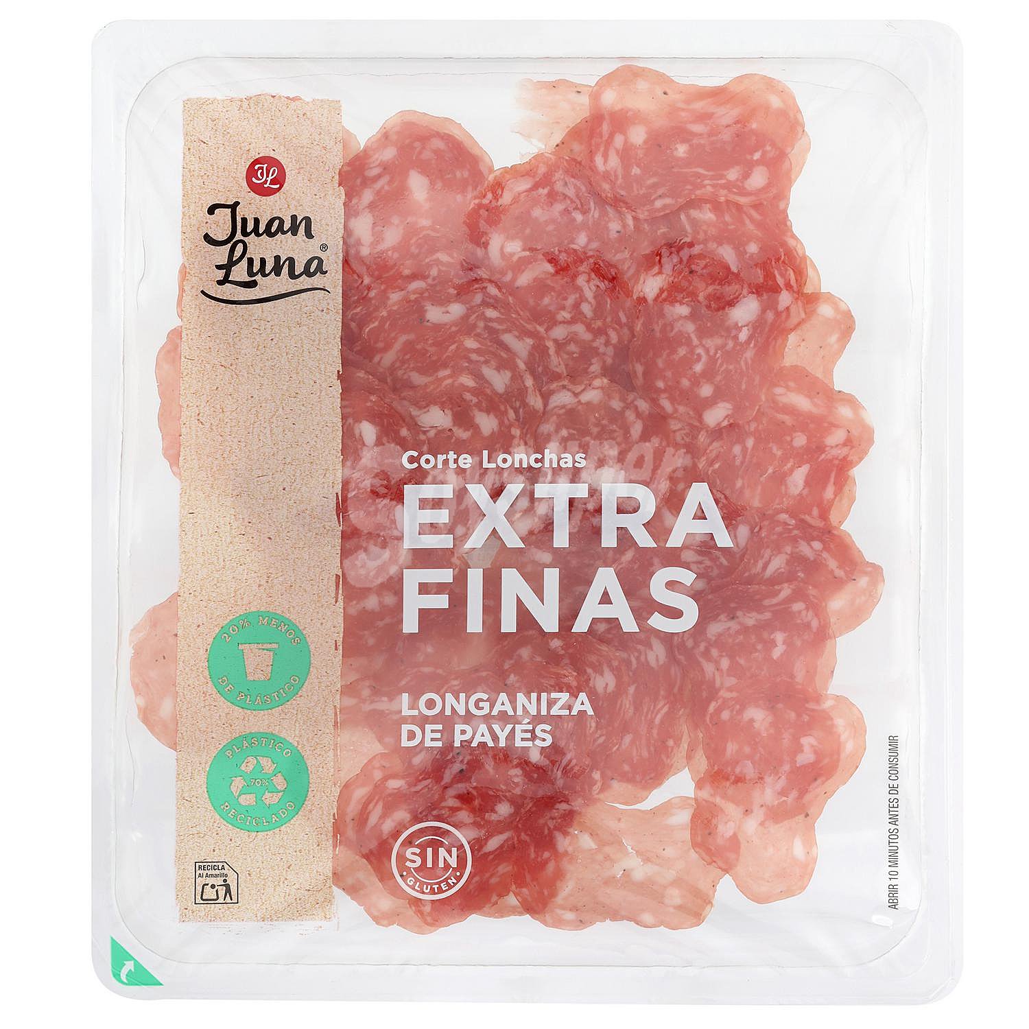 Longaniza de payés en lonchas extrafinas sin gluten