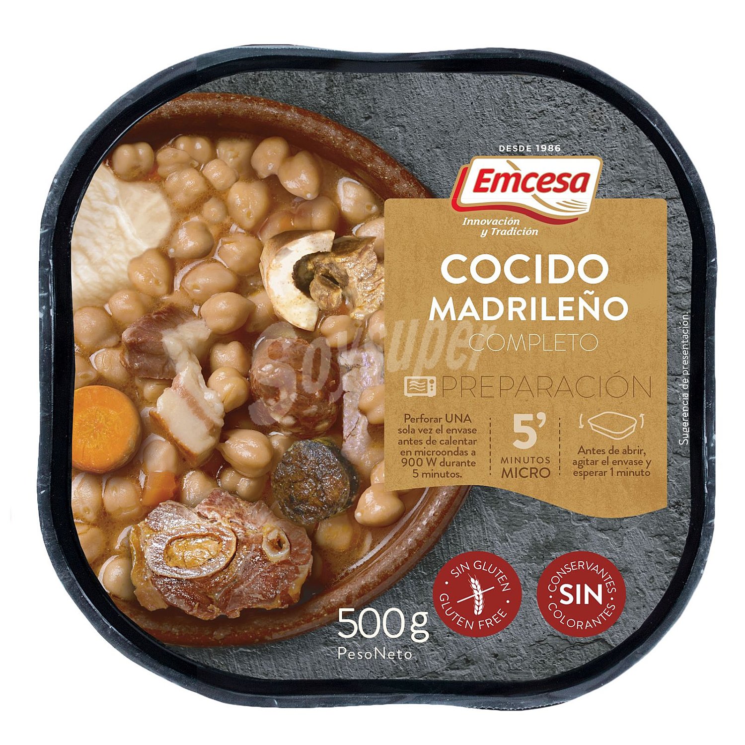 Emcesa Cocido madrileño completo emcesa