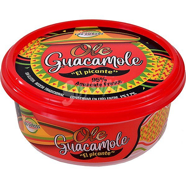 Guacamole picante premiun elaboración artesanal