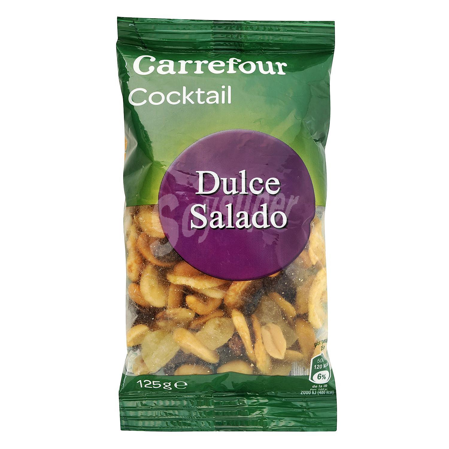 Cocktail de frutos secos dulce y salado Carrefour