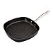 Asador de Aluminio Forjado Inducción Vita 28x28 cm - Negro