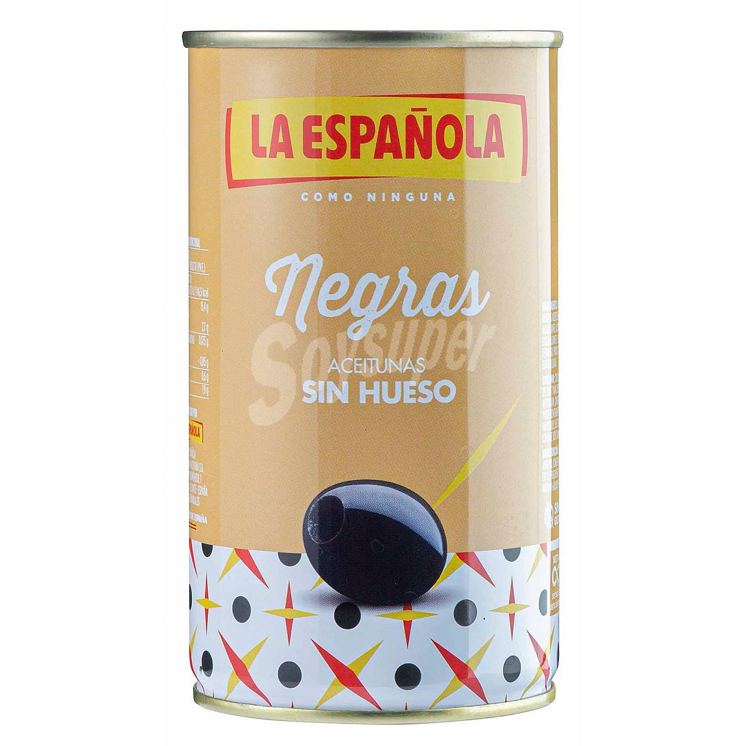 Aceitunas negras sin hueso