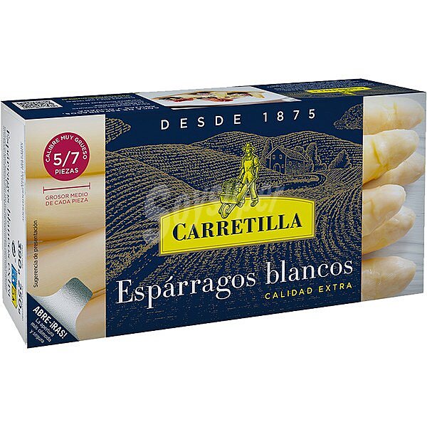 Espárragos blancos extra muy gruesos 5-7 piezas