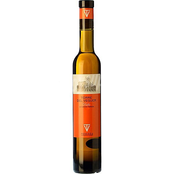 Vendimia tardía vino blanco dulce Muscat de Frontignan ecológico DO Penedés