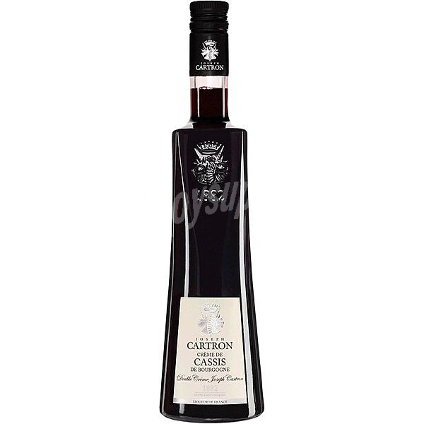 Licor de crema de Cassis de Borgoña