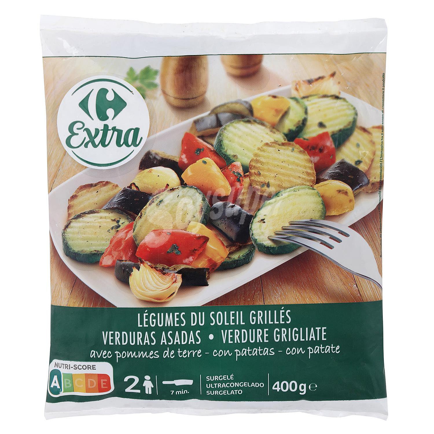 Verduras asadas con patata Carrefour