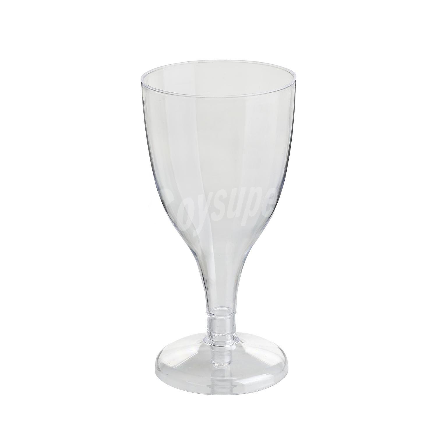 Set de 8 Copas de vino Plástico Reutiizable