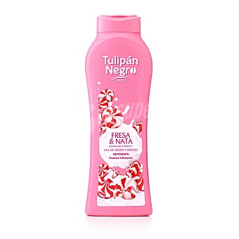 Gel de ducha fresa y nata Tulipán Negro