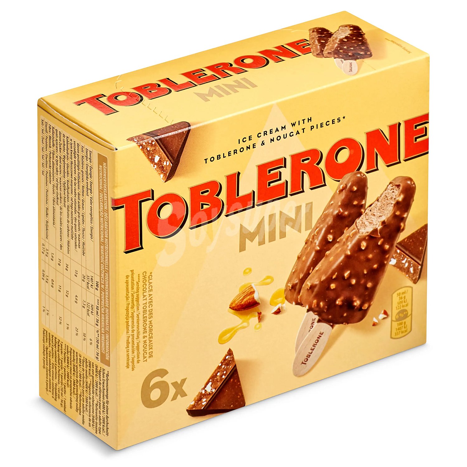 Mini helado bombón 6 unidades Toblerone