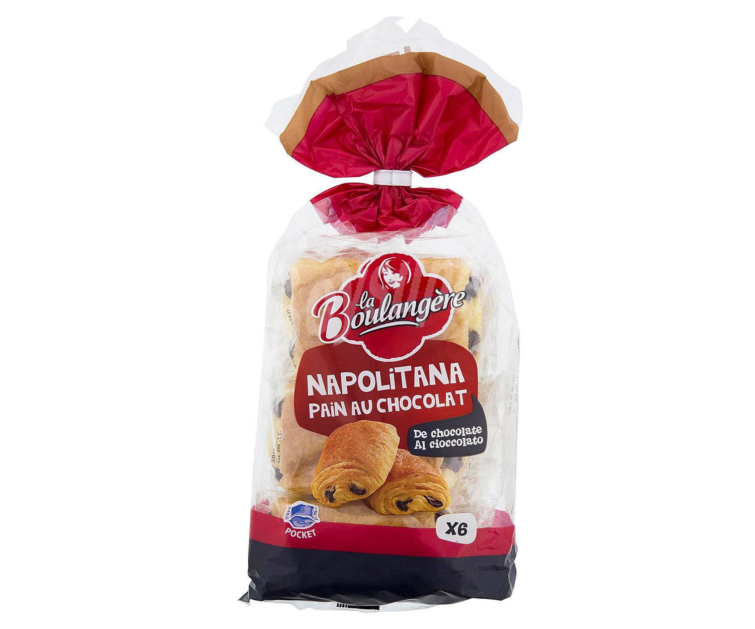 LA boulangère Napolitanas con pepitas de chocolate LA boulangére