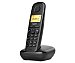 Teléfono inalámbrico Dect A170 negro, identificador de llamadas, agenda, registro de llamadas negro, identificador de llamadas, agenda, registro de llamadas