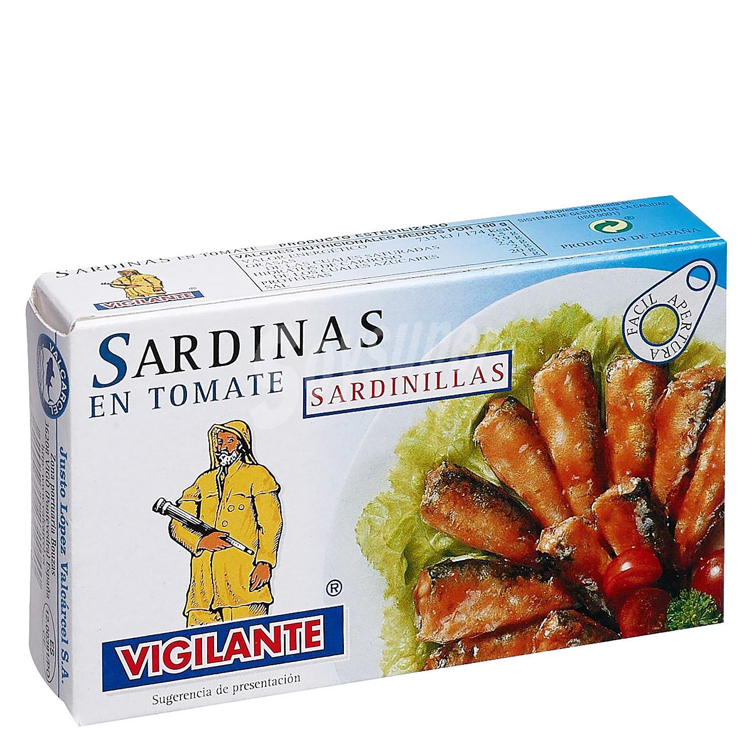 Sardinas en tomate