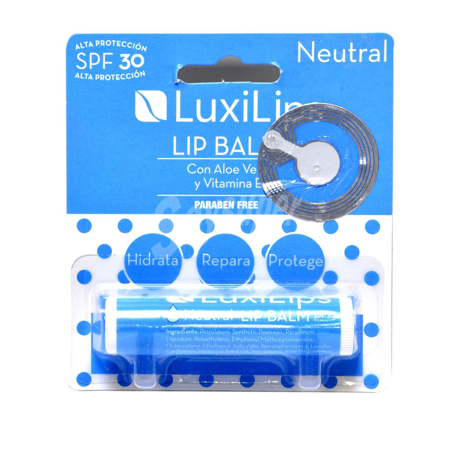 Protector labial neutral FP 30 Luxilips