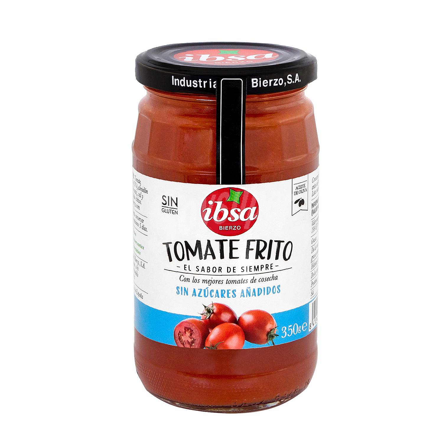 Tomate frito casero sin azúcar añadido Ibsa sin gluten