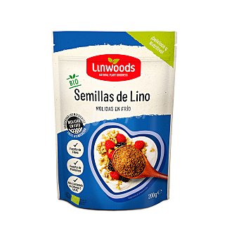 Semillas de lino ecológicas molidas Linwoods sin gluten