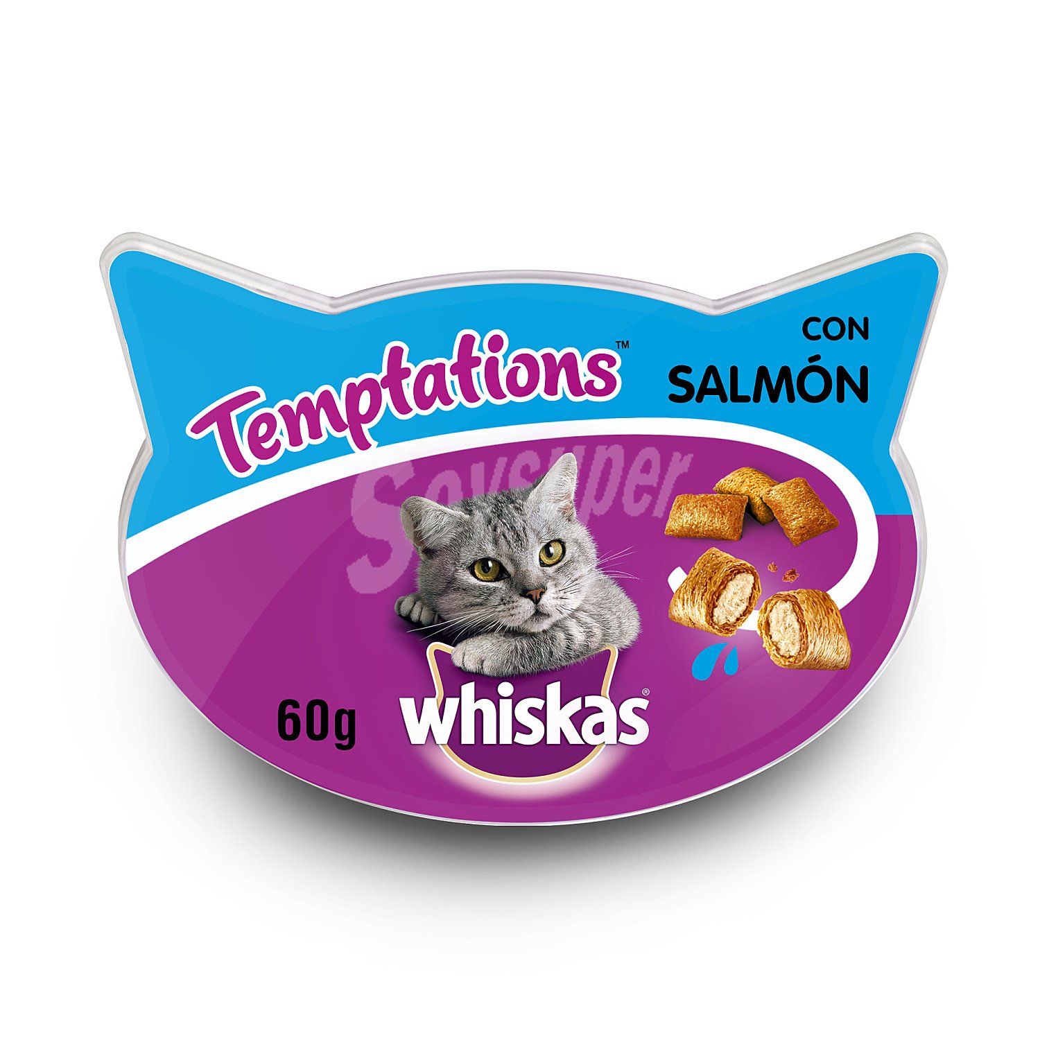 Temptations snack para gatos sabor salmón