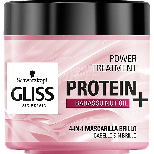 Mascarilla 4 en 1 para cabellos sin brillo protein +