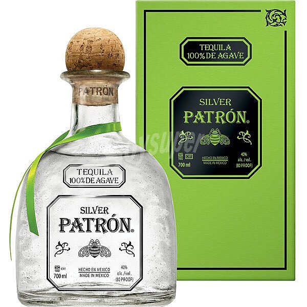 Silver tequila 100% de ágave