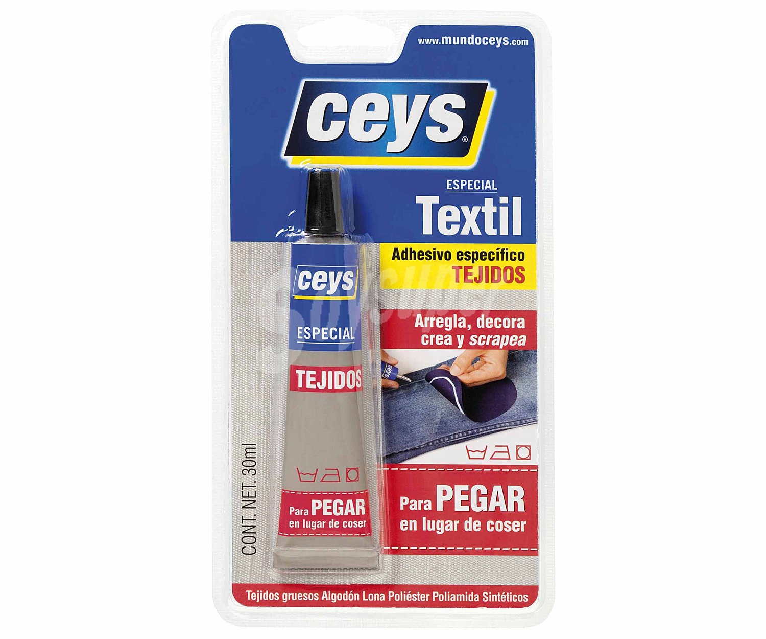 Adhesivo especial textil ceys