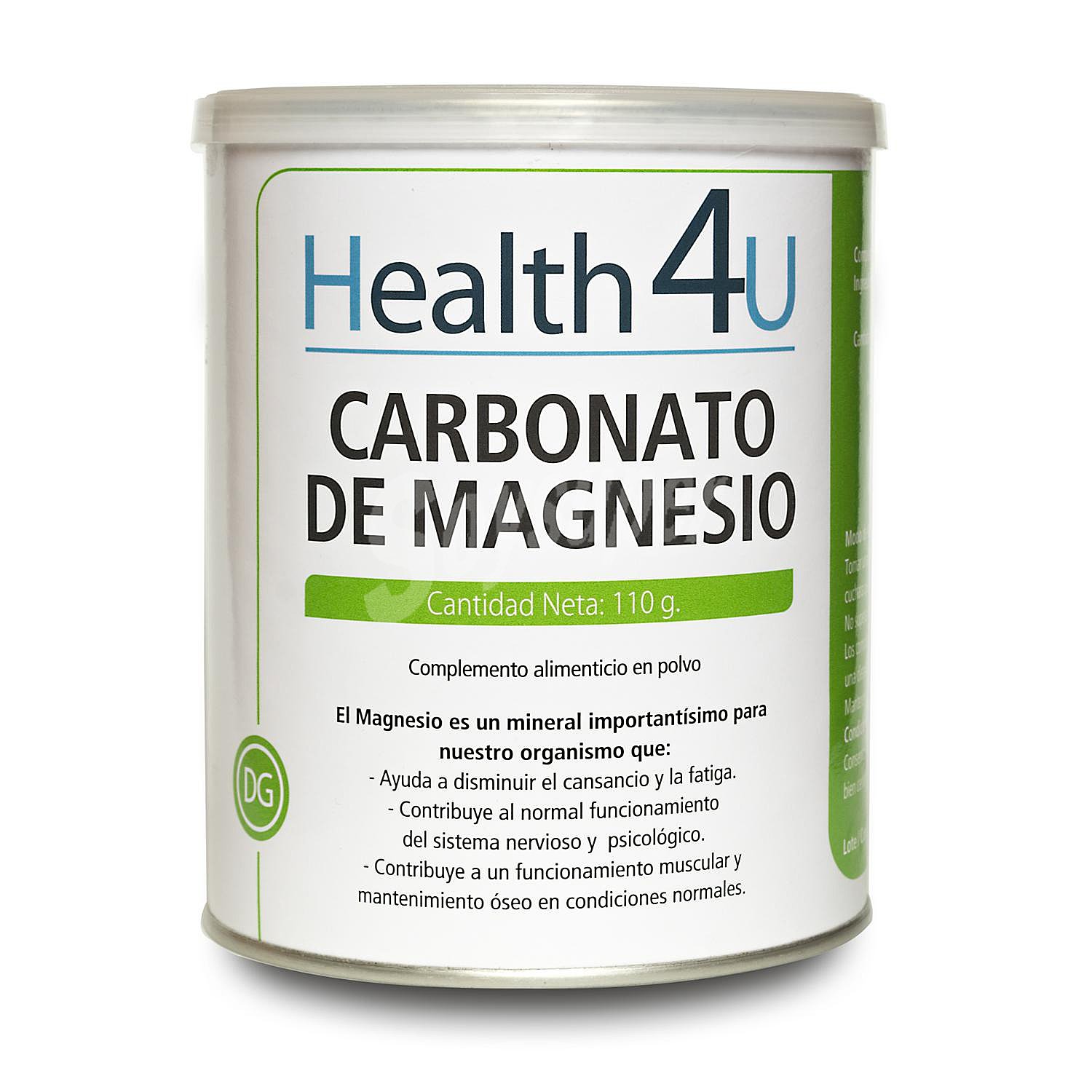 Carbonato de magnesio en polvo Health