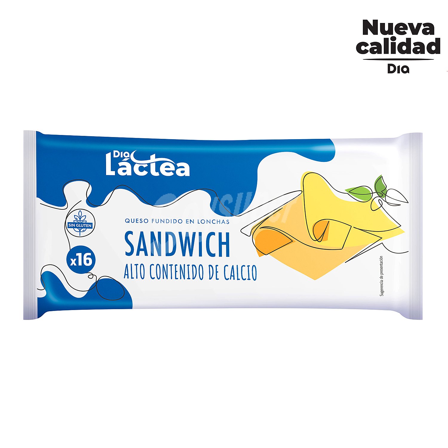 Queso fundido sándwich Dia Láctea